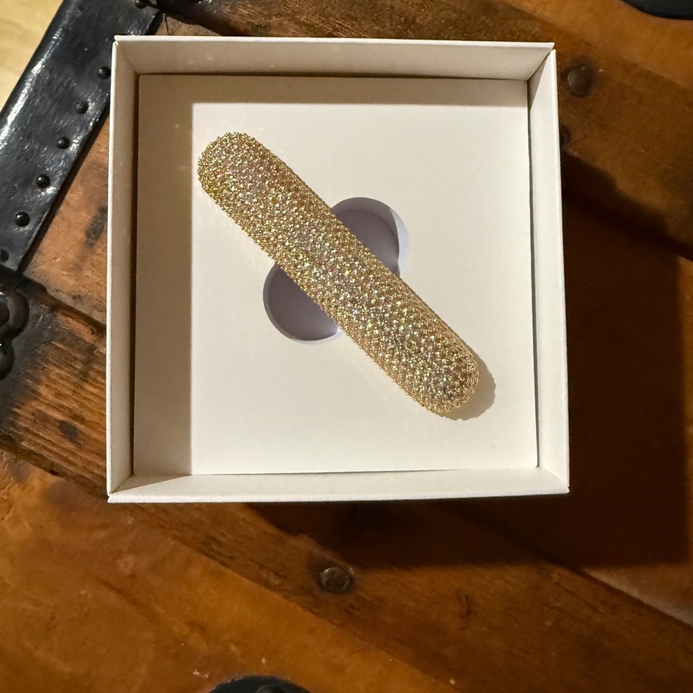 Lelet Gold Crystal Barrette Hair Clip - Picture 8 of 8
